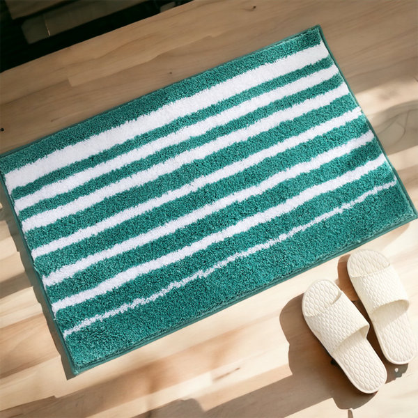 Ebern Designs Nomia Abstract Bath Rug Wayfair